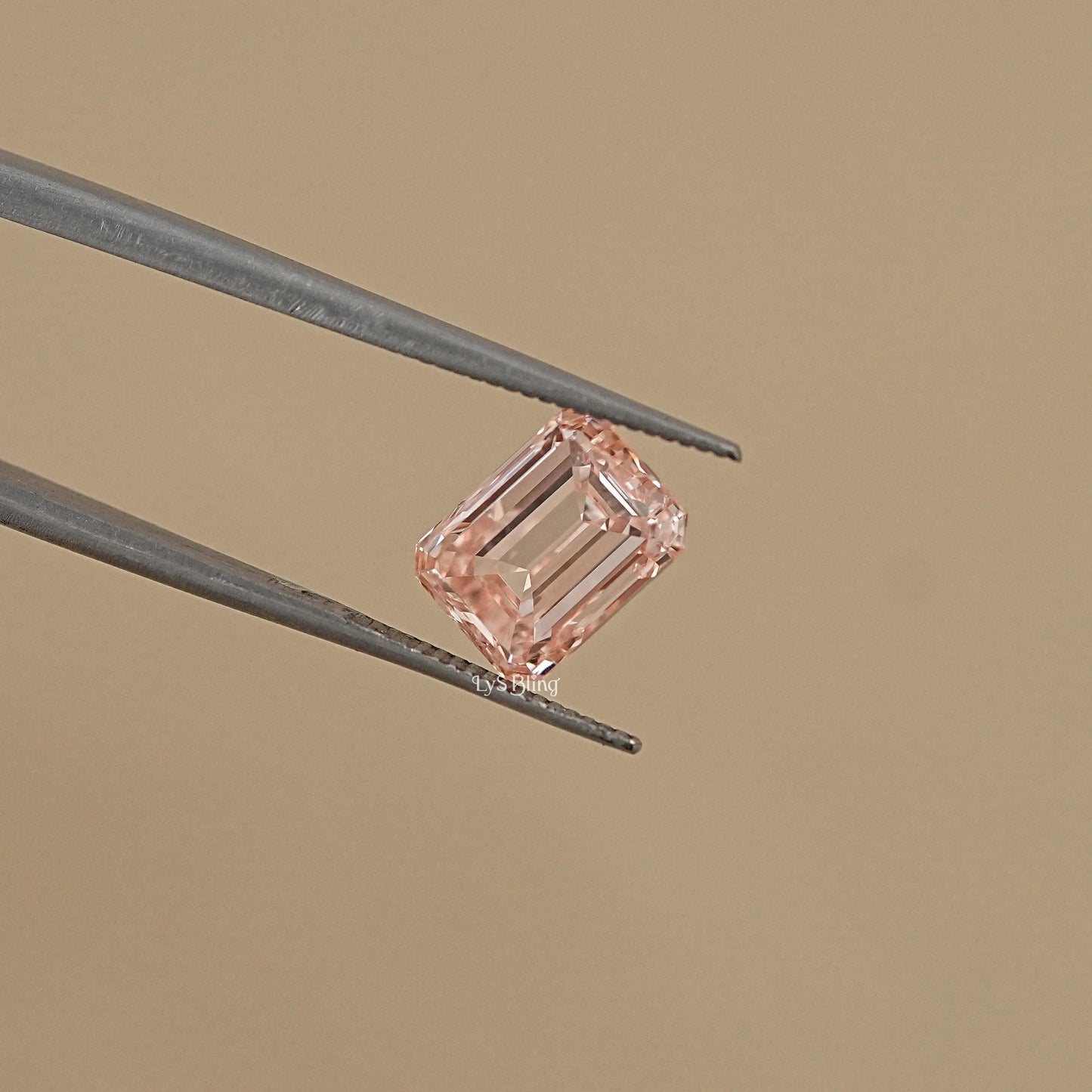 Vivid Pink Emerald Lab Grown Diamond