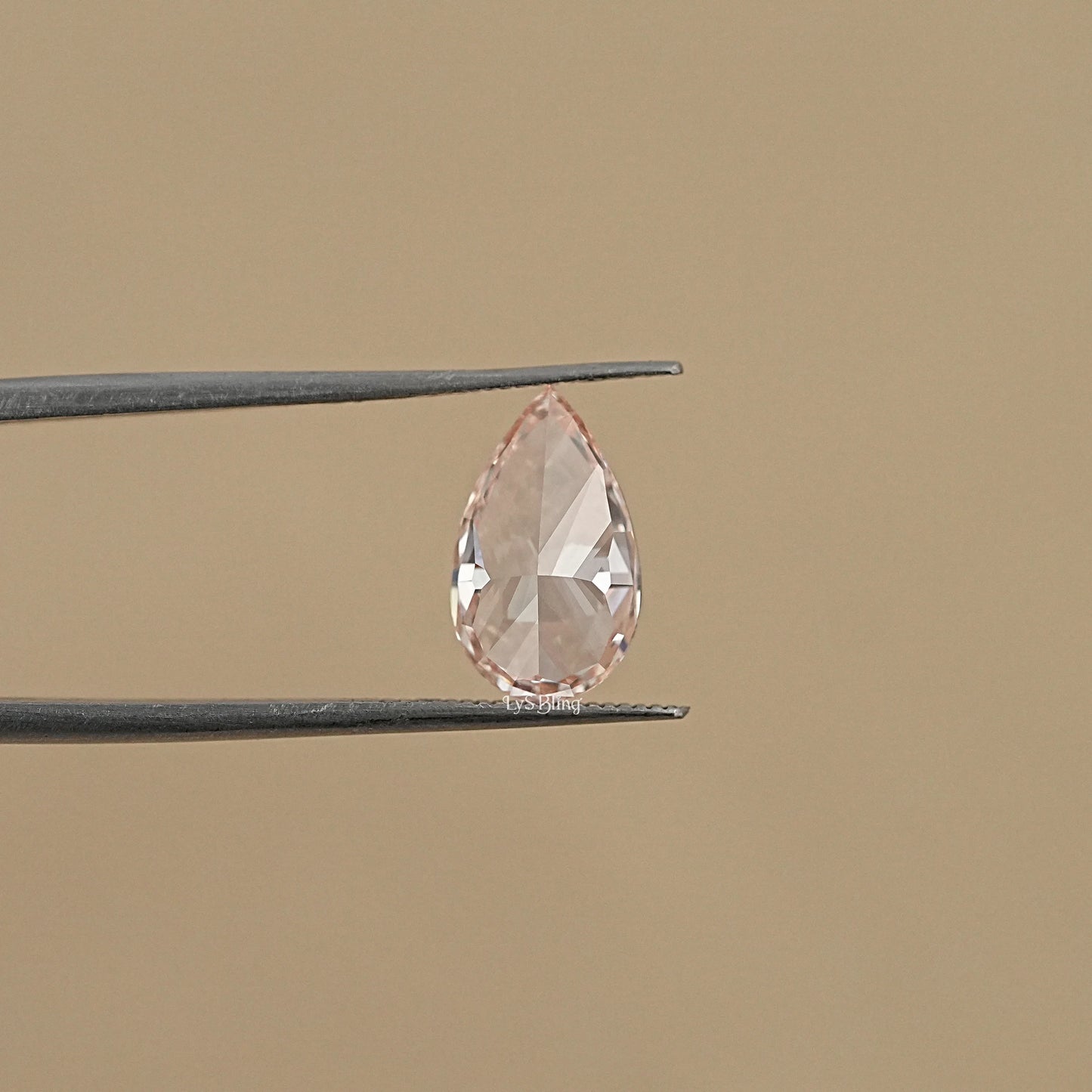Fancy Vivid Pink Pear Cut Loose Diamond