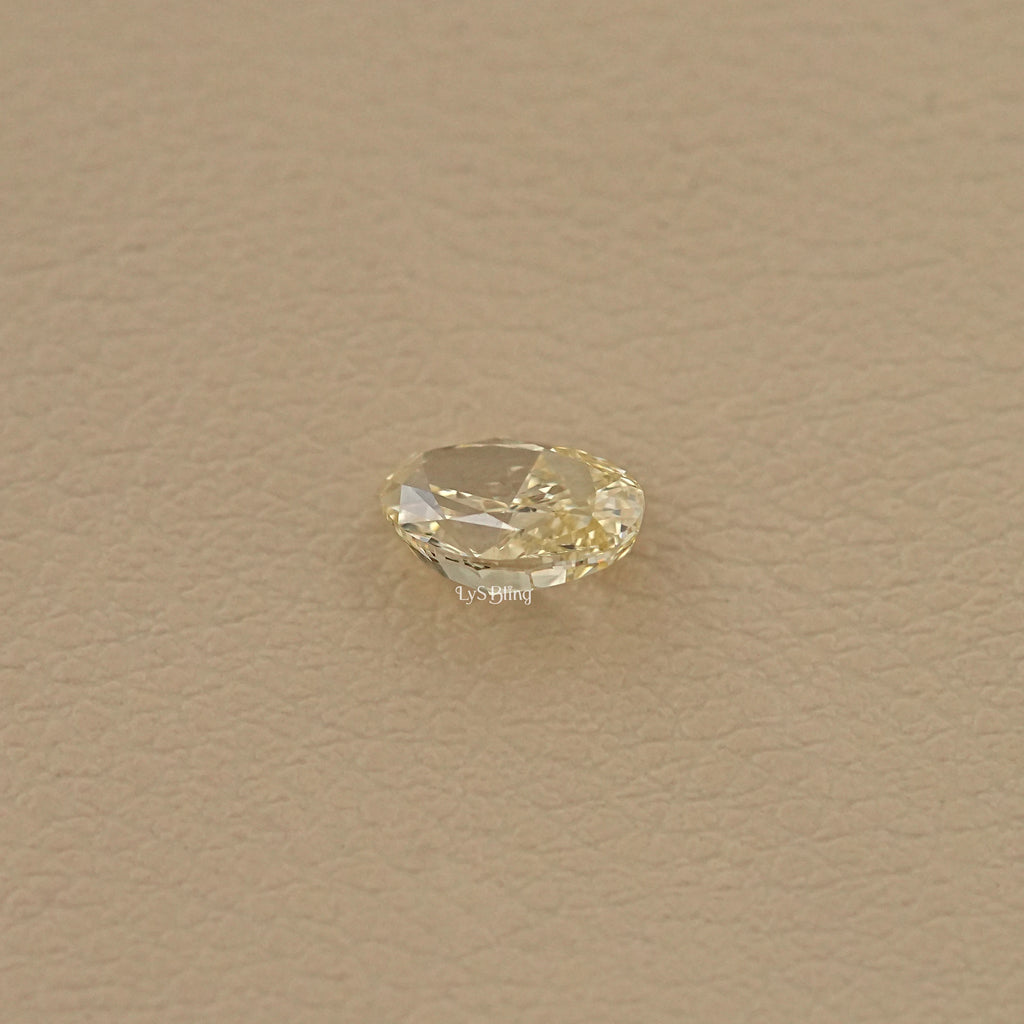 Oval Cut Fancy Yellow Loose Diamond