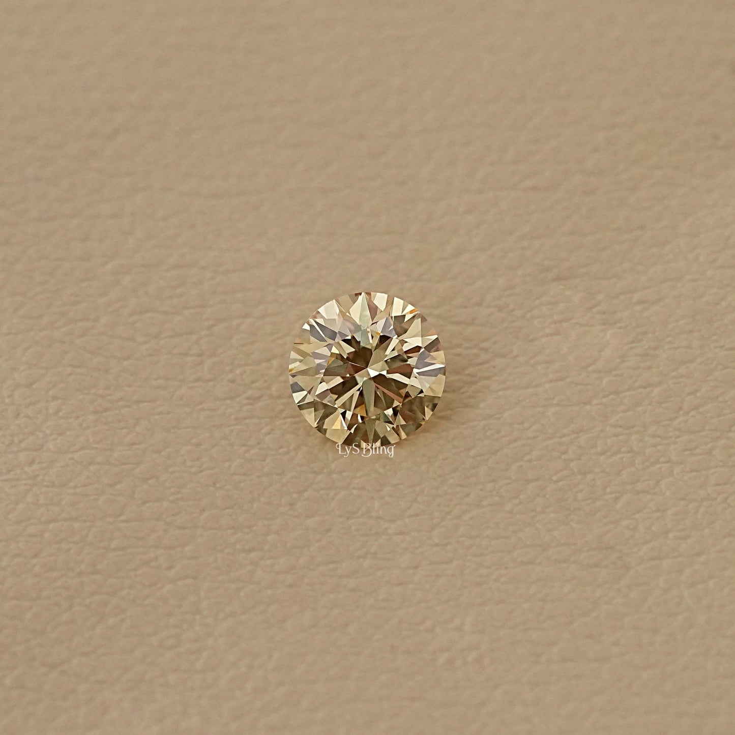 Fancy Intense Yellow Round Lab Grown Diamond